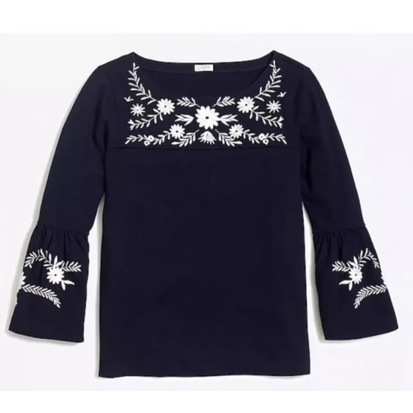 NWT J Crew embroidered shirt - Picture 1 of 5